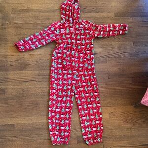 Vineyard Vines Red Festive Onesie